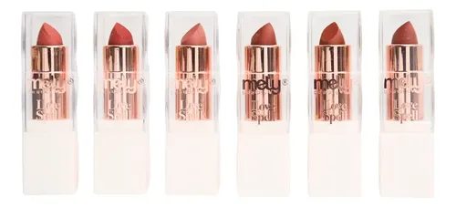 Labial Matte Tonos Marrones Mely Beauty