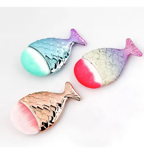 Brocha Pez Para Maquillaje, Manicura Limpieza