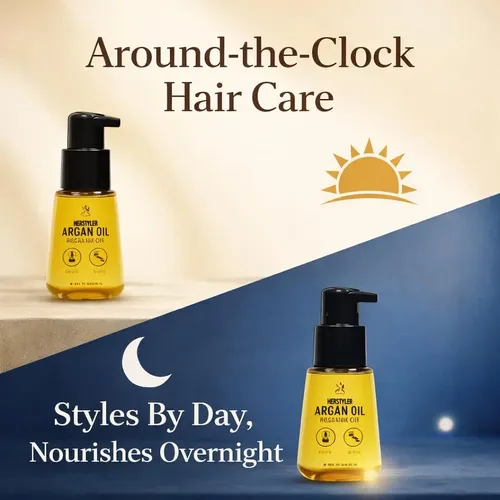 Sérum Para El Cabello Herstyler, 70 Ml, Aceite De Argán, Par