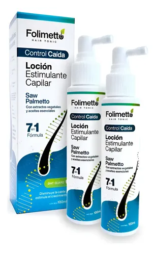 Folimetto Loción Capilar X2 Anti Caída Alopecia Dht Blocker