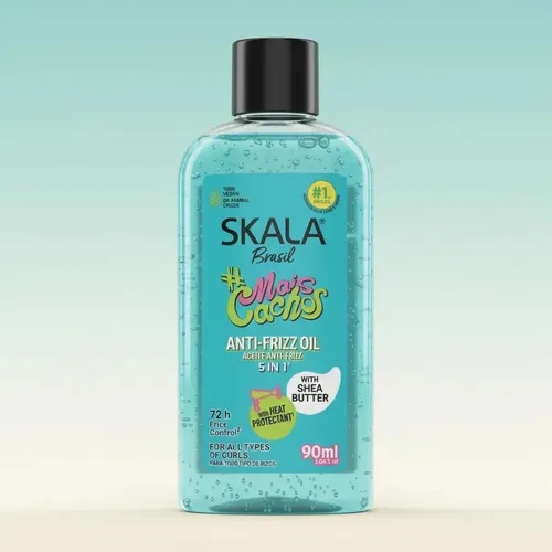 Kit Mais Cachos Skala Para Rulos Mascara + Oleo + Cepillo