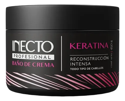 Baño De Crema Keratina Inecto Profesional 450ml