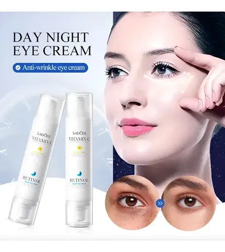 Contorno Ojos Duo Dia/noche Vitamina C Y Retinol Sadoer 20g Todo Tipo De Piel Día/noche