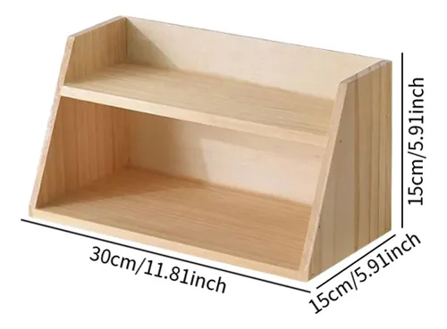 Taza Organizadora De Encimera De Madera Que Ahorra Espacio,