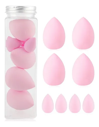 8 Esponjas Belleza Grandes+4 Pequeñas Double Use (húmedas Se