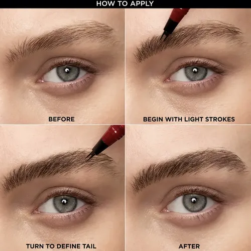 Loreal Faux Brow Cejas Delineador Tinta Pelo Por Pelo Mahogany 385