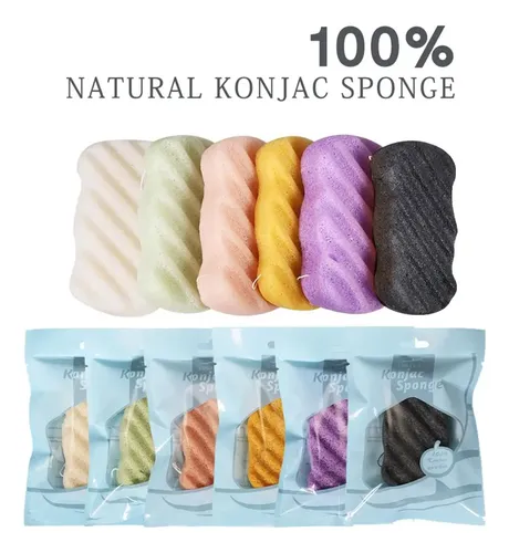 Esponja Konjac For Rostro Y Cuerpo De Lavanda Morada &um