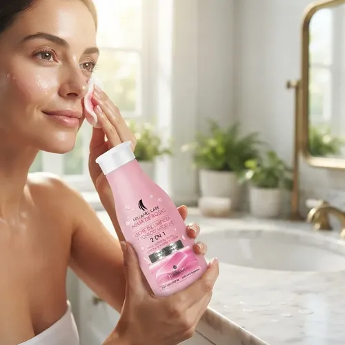 Millanel Agua De Rosas- Leche Limpieza/tónico Micelar 2 En 1