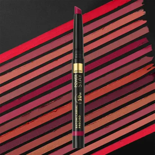 Labial Preciso Blush Courage Power Stay 10hr Duracion Avon
