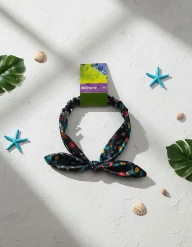 Vincha Stitch Niñas Accesesorio Para El Pelo Disney Color Negro