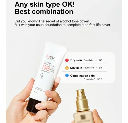 Ion Calcium Mineral Bb Cream 50ml / 1.69 Fl.oz Patent Raw
