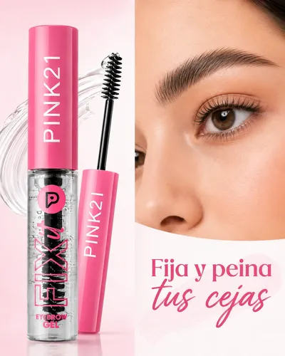 Gel Fijador De Cejas Pink21 Fix It Transparente Eyebrow Gel
