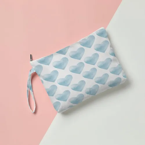 Bolsa De Maquillaje Con Forma De Corazón, Neceser, Impermeab