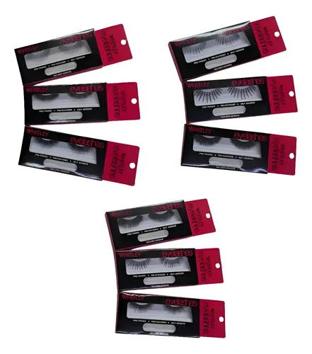 Pack X Mayor 10 U. Pestañas Postizas C/adhesivo Dif. Modelos