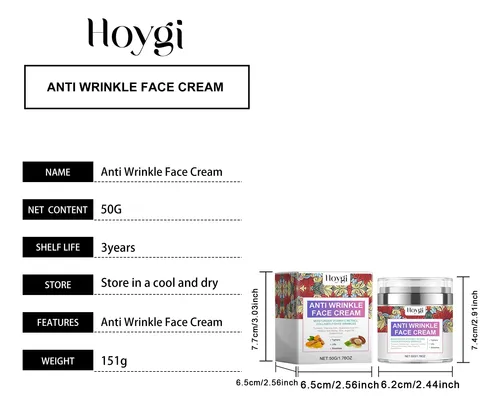 Crema Facial Hoygi Con Vitamina C Y Retinol