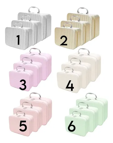 Portacosméticos X3 Organizador Mujer Maletín Maquillaje