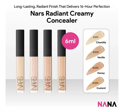 Nars Radiant Creamy Concealer Corrector Facial Med Custard Medium 1 Custard