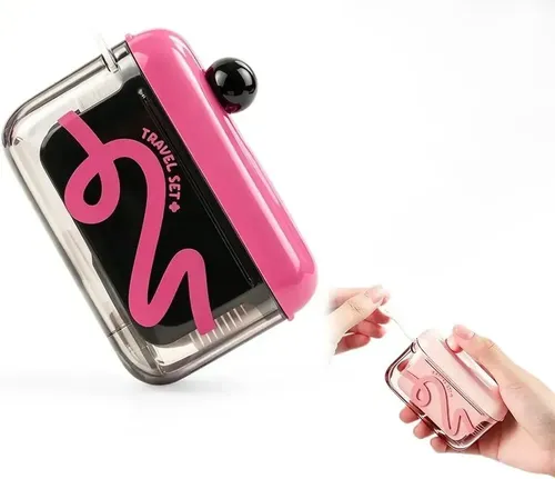 Dispensador Automático Floss Pick Case De Tamaño De Viaje