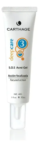Gel S.O.S ACNE GEL Carthage DEEP CARE PIEL GRASA para piel acneica de 30mL