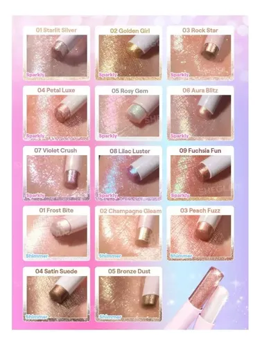 Sheglam Barra De Glaseado Crystal Jelly -sombra-iluminador Tono del maquillaje Petal luxe