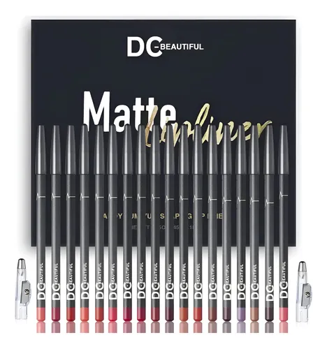 Set De 18 Lápices Labiales Dc-beautiful Impermeables