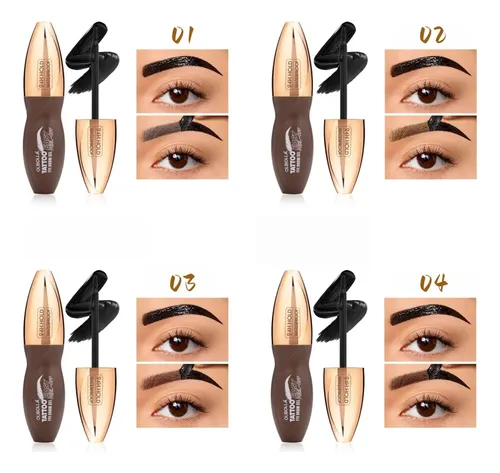 Gel Tint Cejas Efecto Tatuaje Larga Duración 4 Color Shades