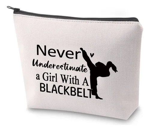 Bolso De Maquillaje Zjxhpo Amante Del Karate Nunca Subestime