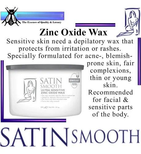 Cera Depilatoria Satin Smooth Con Zinc (oz) 400 G