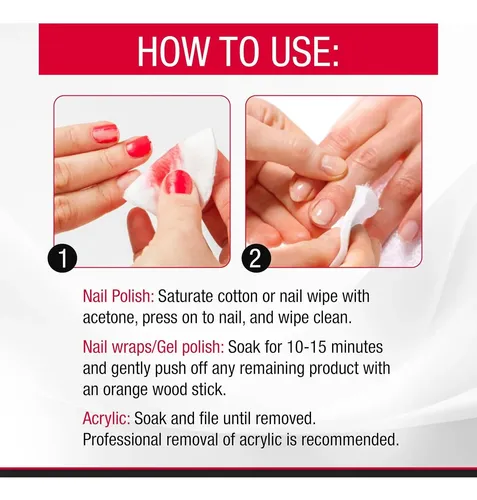 Removedor De Esmalte Supernail Acetona Pura 118ml
