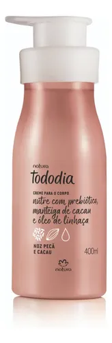 Crema hidratante corporal Natura Tododia con nuez y cacao, 400 ml
