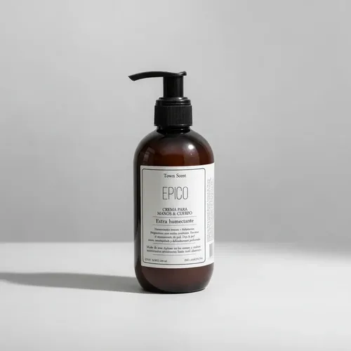 Crema Humectante Manos Y Cuerpo Épico X 250ml Town Scent
