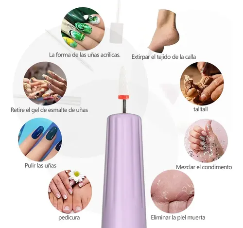 Fzh1 Taladro De Uñas Eléctrico Inalámbrico Lima De Uñas