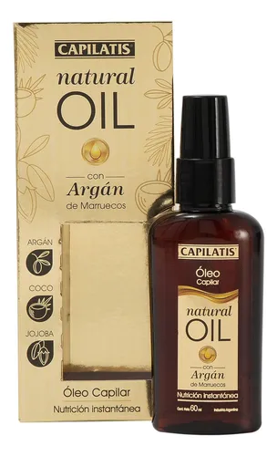 Capilatis Óleo Capilar Natural Oil Con Aceite De Argán 60 Ml