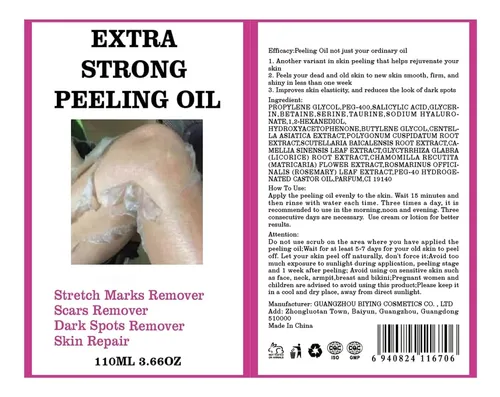 Aceite Exfoliante Amarillo Para Piel Oscura 220 Ml