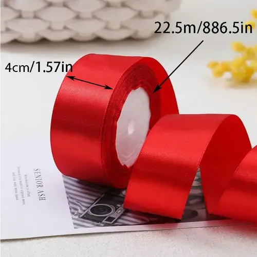 20 Rollos De Liston Decorativa De 4 Cm De Ancho, Largo 45 Zg