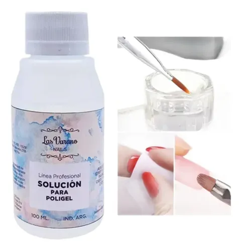 Kit Completo Uñas Polygel Capsulas Solución Wippes Lima