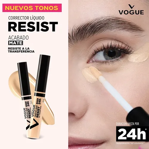 Corrector De Ojos Líquido Resist Tono Arena Vogue