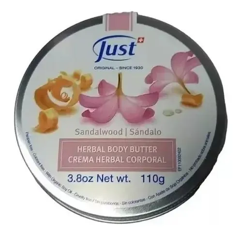 Just Crema Para El Cuerpo Body Butter Sandalo Post Solar