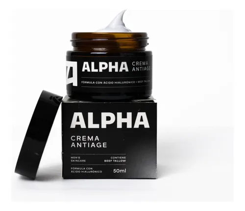 Crema Anti Age Alpha Men Care Con Sebo De Res