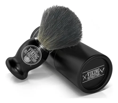 Cepillo De Afeitar De Tejón Viking Revolution, Mango Cómodo