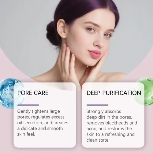 Refrescante Pore Cleansing Suave Mascarilla Facial 30g .