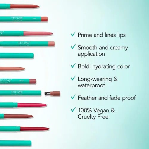 Lápiz Delineador Labial Thrive Causemetics Jesse Pale Rose