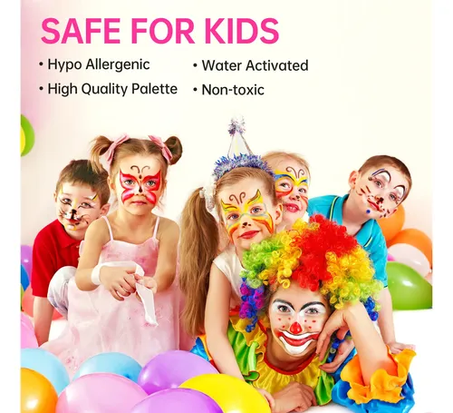 Kit De Pintura Facial Activado Con Agua, Juego De 30 2026