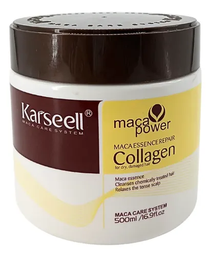 Máscara Capilar Karseell Collagen 500g Reconstrucción Premiu