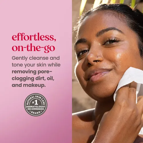 Toallitas Micelares Con Agua De Rosas De Burt’s Bees, 30 Uni