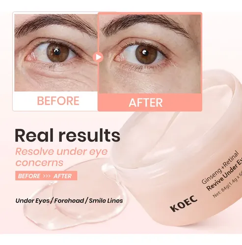 Koec Parches Contorno De Ojos Ginseng +retinal Eye Patch X60