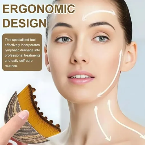 Cepillo Drenaje Linfático Para Rostro Y Cuerpo