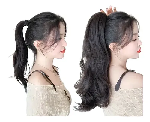 Extensión De Cabello Con Forma De Cola De Caballo Con Forma
