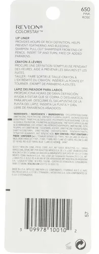 Delineador De Labios Revlon Colorstay Rosa 650 Pack 2 Long