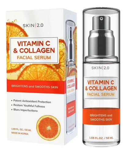 Serum Facial Skin 2.0 Vitamina C Y Colágeno 50ml